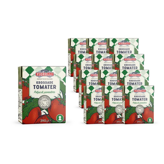 Fiorelli Hakkede Tomater 12-pak