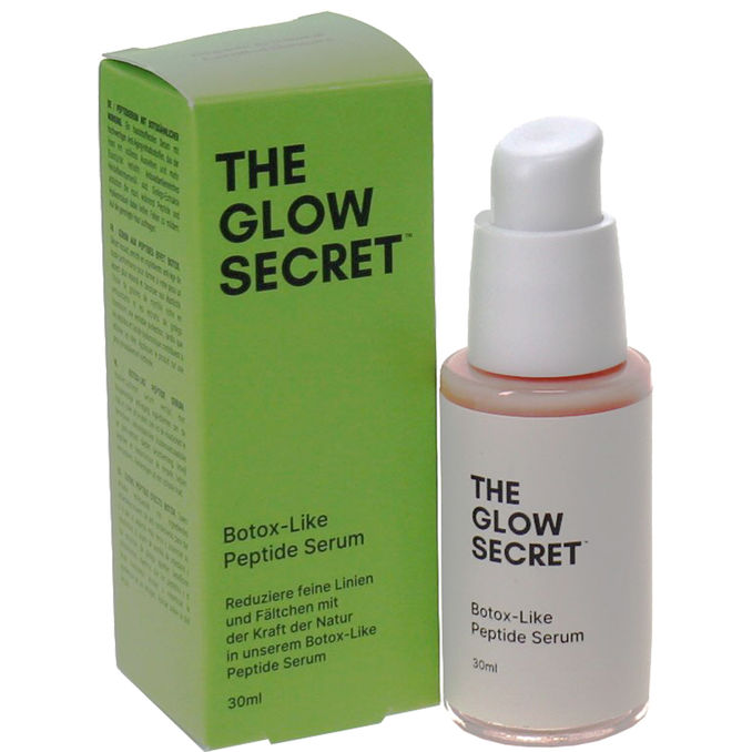 The Glow Secret Botox-Like Peptide Serum gegen Mimikfalten