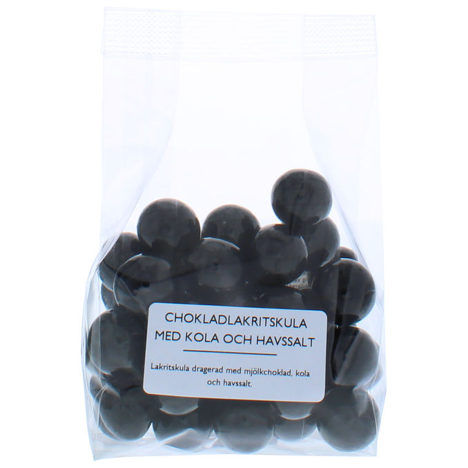 ScandChoco Chokladlakritskula Kola & Havssalt