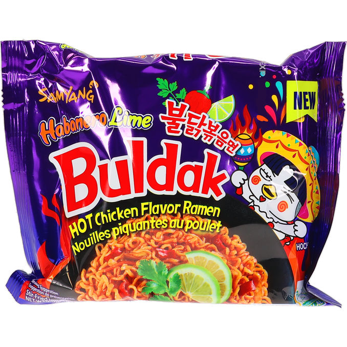 Samyang Buldak Ramen Hot Chicken Habanero Lime 135 g
