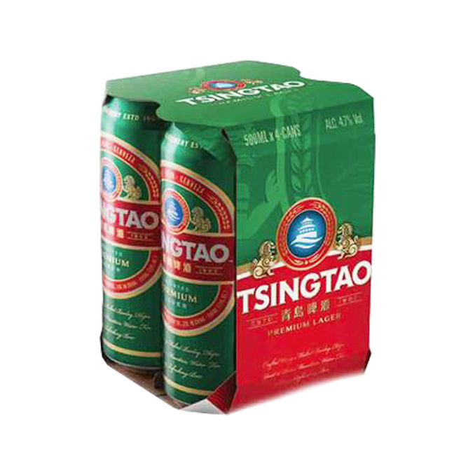 TSINGTAO Tsingtao Lager, 4er Pack (EINWEG) zzgl. Pfand