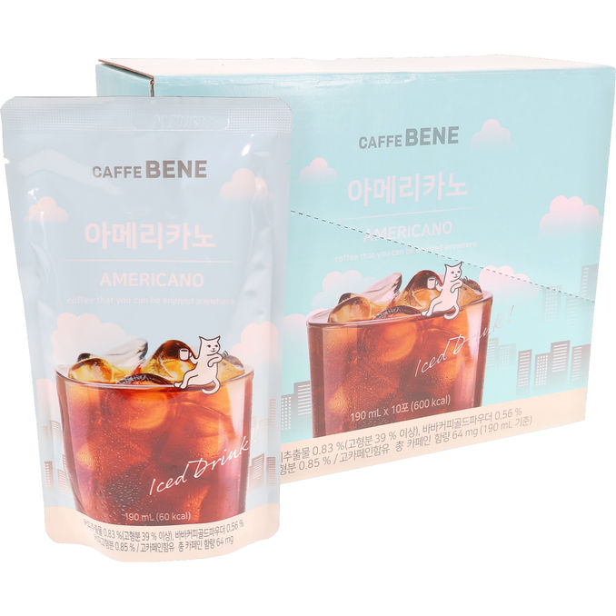 CAFFE BENE Iskaffe Americano 10-pack