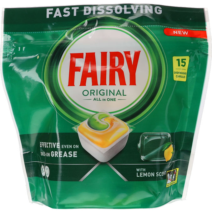 Fairy Opvasketabs 15 Stk