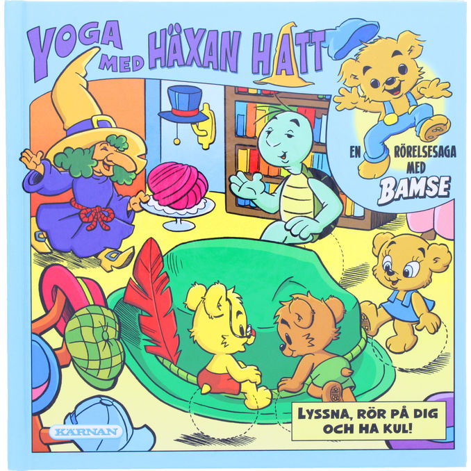 Kärnan Bamse Rörelsesaga Yoga Med Häxan Hatt
