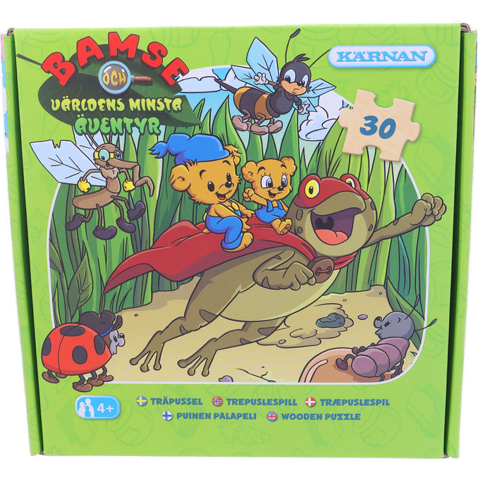 Kärnan Träpussel 30 Bitar Bamse