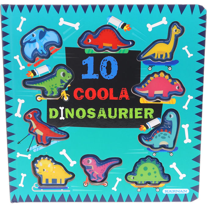 Kärnan Pekbok 10 Coola Dinosaurier