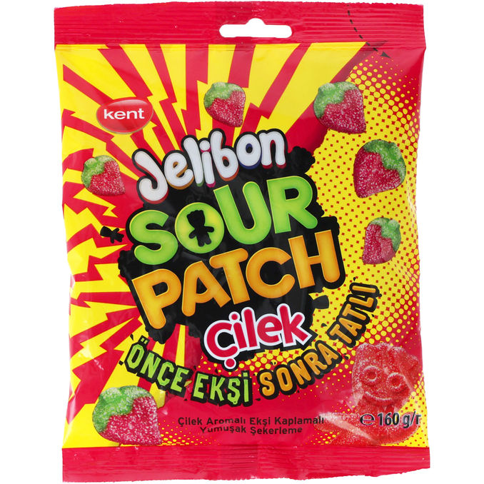 Kent Sour Patch Vingummier Jordbær