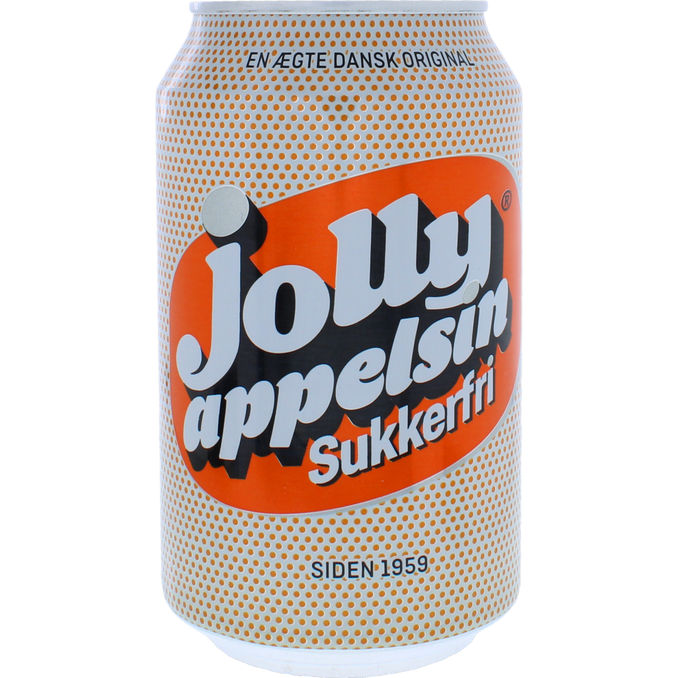 Jolly Cola 4 x Jolly Appelsin Sukkerfri 330 ml