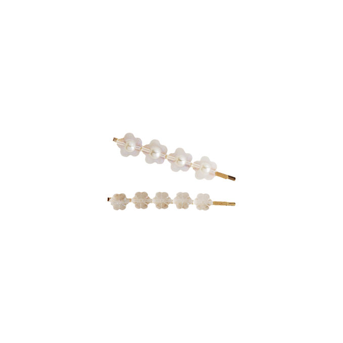 Cailap Bobbypins med Blomsterdesign 2-pak