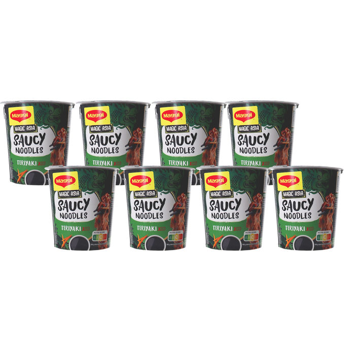 Maggi Asia Noodles Teriyaki, 8er Pack