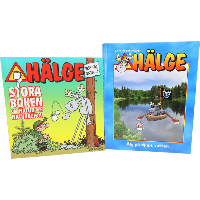 SEMIC Hälgepaket: Stora boken om + älg på djupt vatten