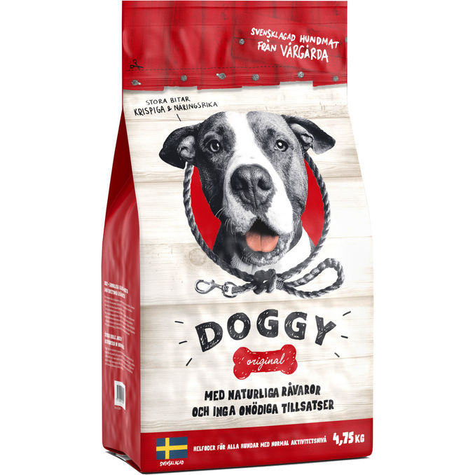 Doggy Tørfoder Original 4,75 kg