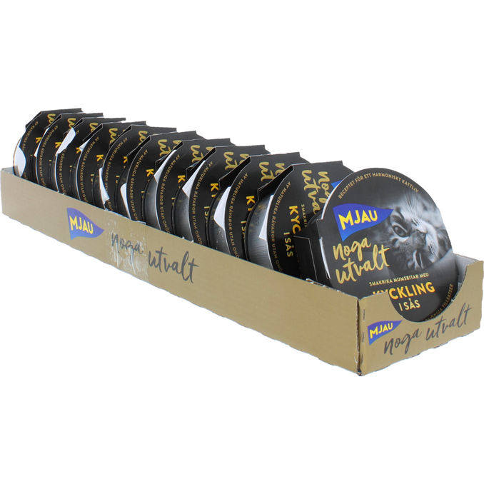 Mjau Kattmat Kyckling Sås 11-pack