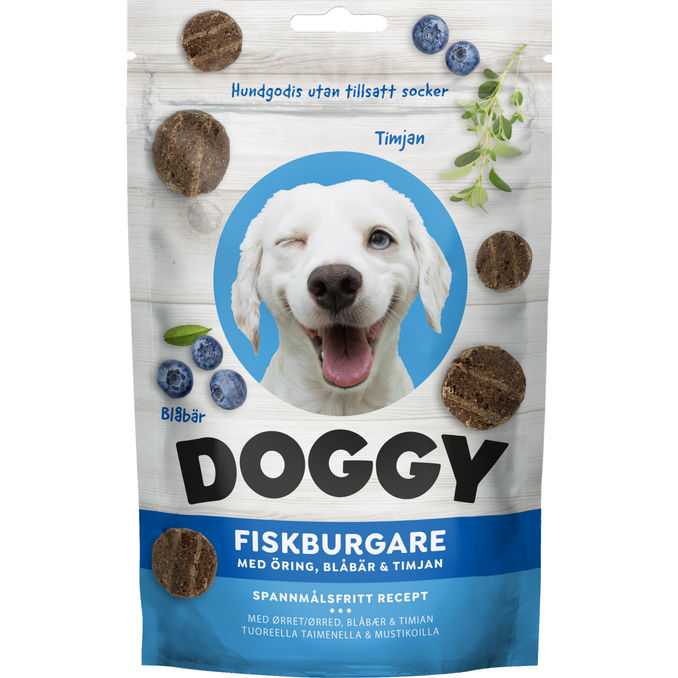 Doggy Hundgodis Fiskburgare 60g