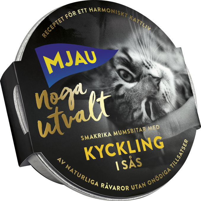 Mjau Kattemad m. Kylling 85g