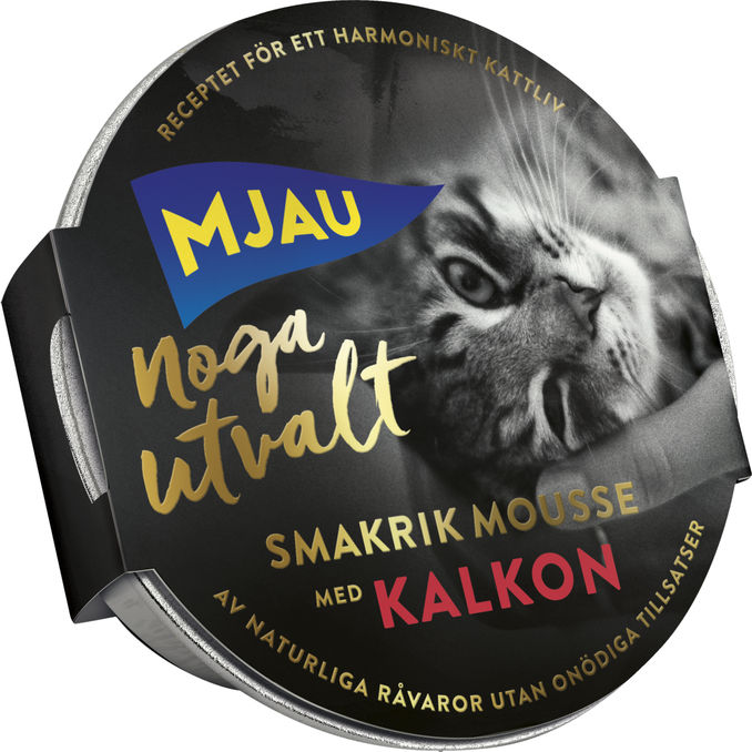 Mjau Kattemad m. Kalkun 85g
