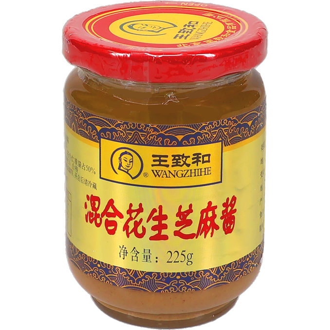WangzhiHe Sesampasta m. Jordnødder 225g
