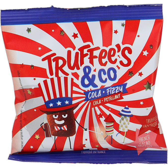 Mathez Franske Kakaotrøfler m. Cola Popping Candy 35 g