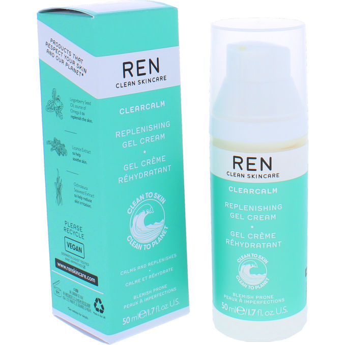 REN Clearcalm Replenishing Gel Cream 50 ml