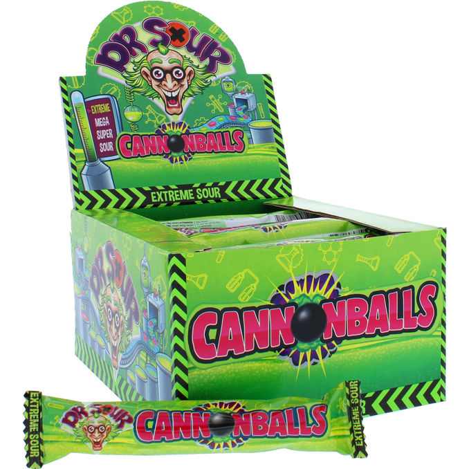 Dr Sour Cannon Balls 30-pak (1,2 kg)