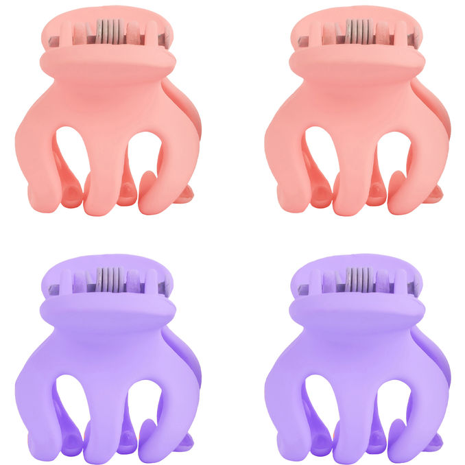 Ibero Haar-Clips Farbmix, 4er-Pack