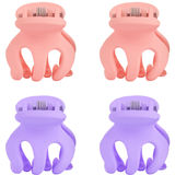 Ibero Haar-Clips Farbmix, 4er-Pack