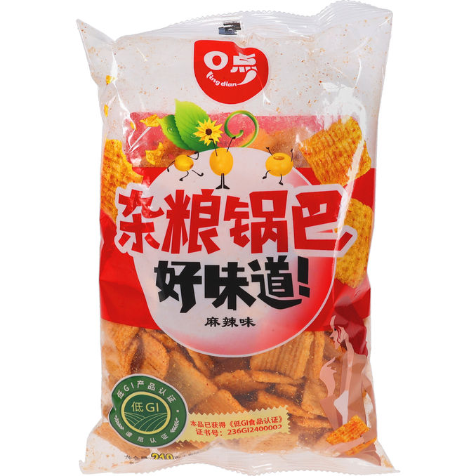 Ling Dian Guoba-snacks m. Malasmag 210 g