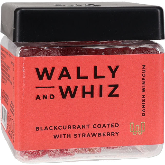Wally & Whiz Vingummi Svartvinbär & Jordgubb 140g