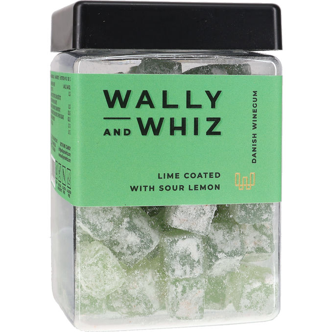 Wally & Whiz Vegansk Vingummi m. Sur Lime 240 g