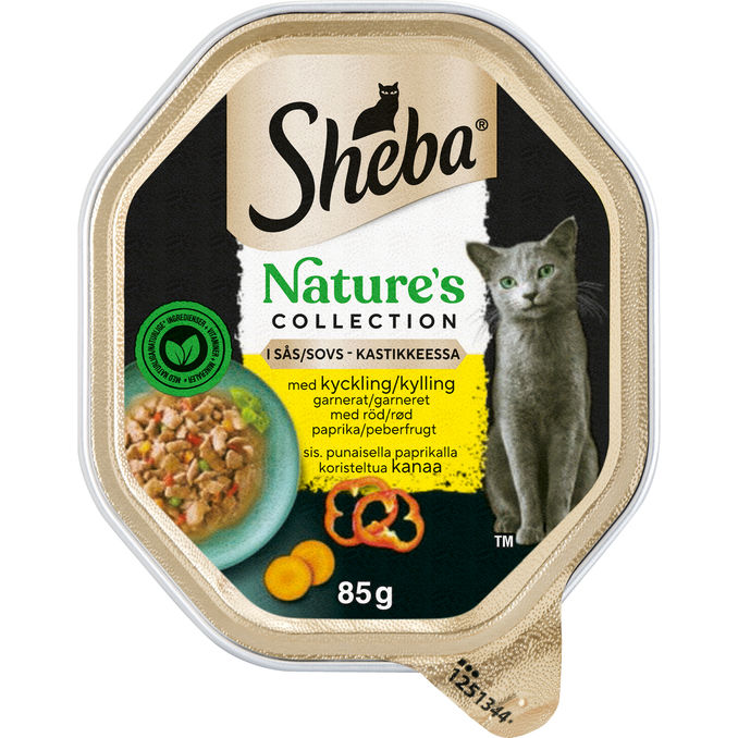 5 x Kattmat Kyckling Sås Sheba | 5 x 85 g