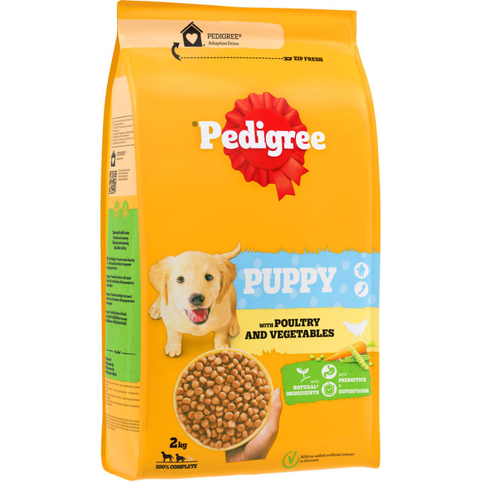 Pedigree Hund Torrfoder Junior Poultry 2kg