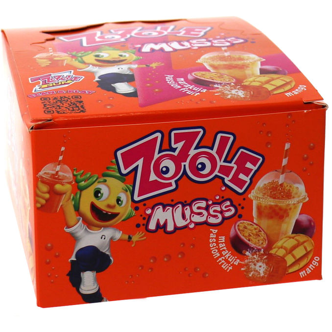 ZoZole Bubble Tea Mango-Maracuja Drops, 24er Pack
