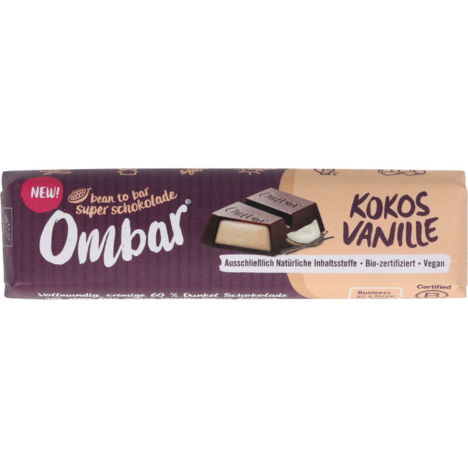 Ombar BIO Raw Chocolate Kokos Vanille