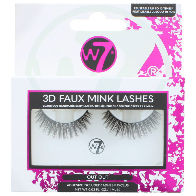 W7 Lösögonfransar Faux Mink