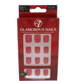 W7 Glamorous Neglesæt Rød m. Lim
