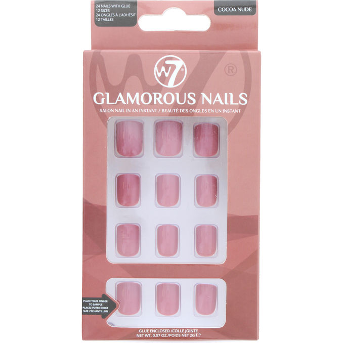 W7 Lösnaglar Cocoa Nude | 24 pcs