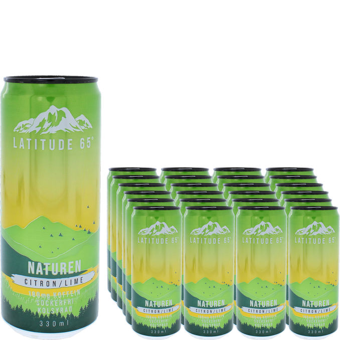 Latitude 65 Energidryck Naturen 24-pack