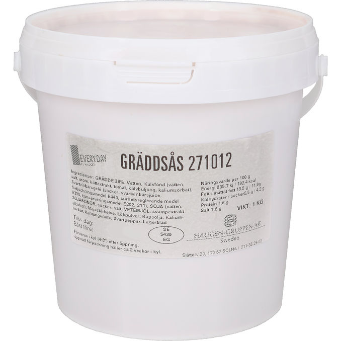 Everyday by Haugen Gräddsås 1L | 1 kg - Storpack