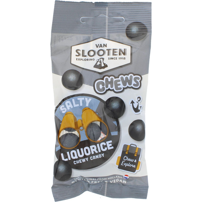 Van Slooten Salty Liquorice Chewy 60g