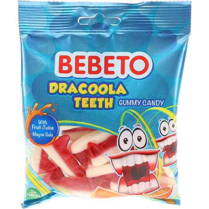 Bebeto Dracula Tænder Skumvingummier 80 g