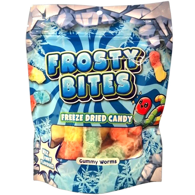 Frosty Bites Saure Gummiwürmer