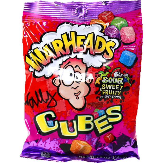 Warheads Chewy Cubes Bag