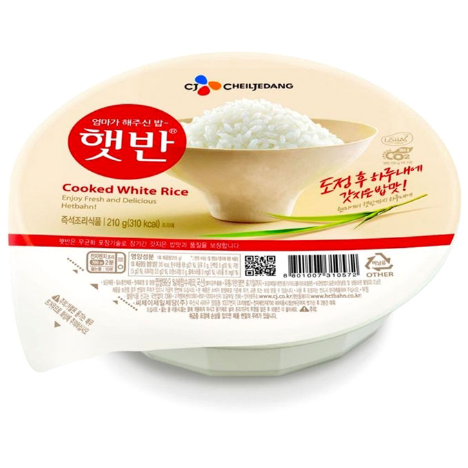 CJ Hetbahn Gekochter weißer Reis aus Korea