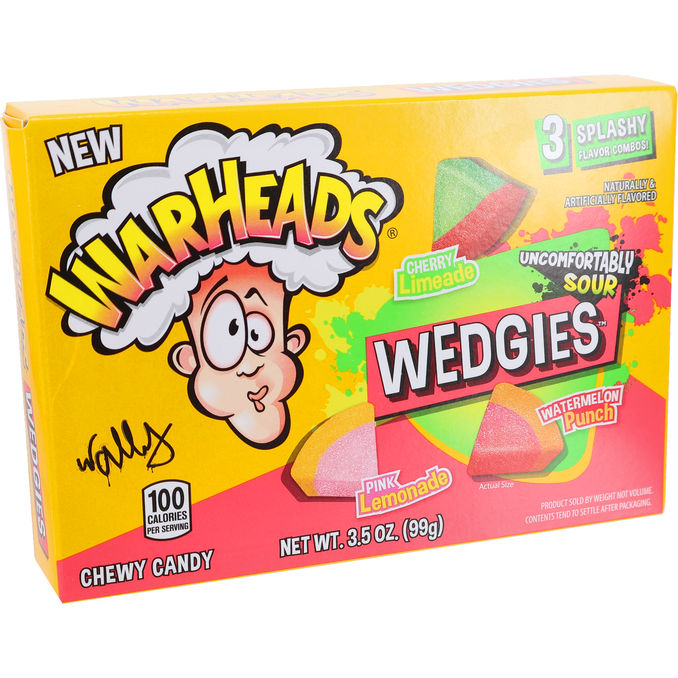 Warheads Sour Wedgies Slik