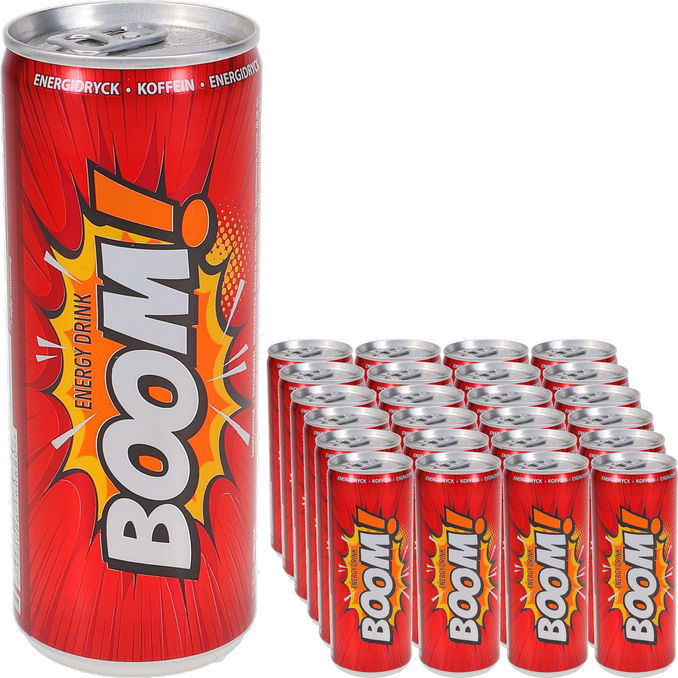 Boom Energidryck 24st x 2 250ml
