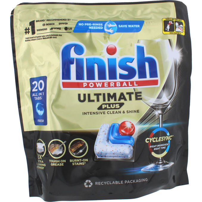 FINISH Finish Ultimate Plus Opvasketabs 20 Stk