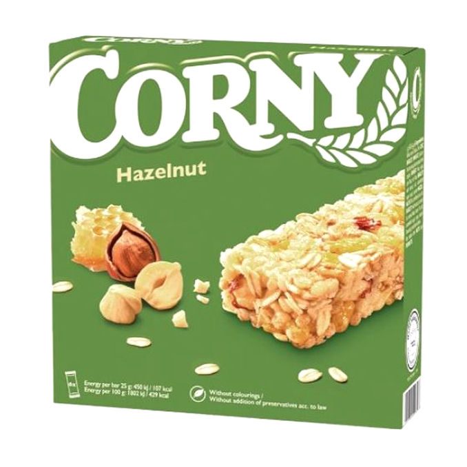Corny Riegel Haselnuss, 6er Pack