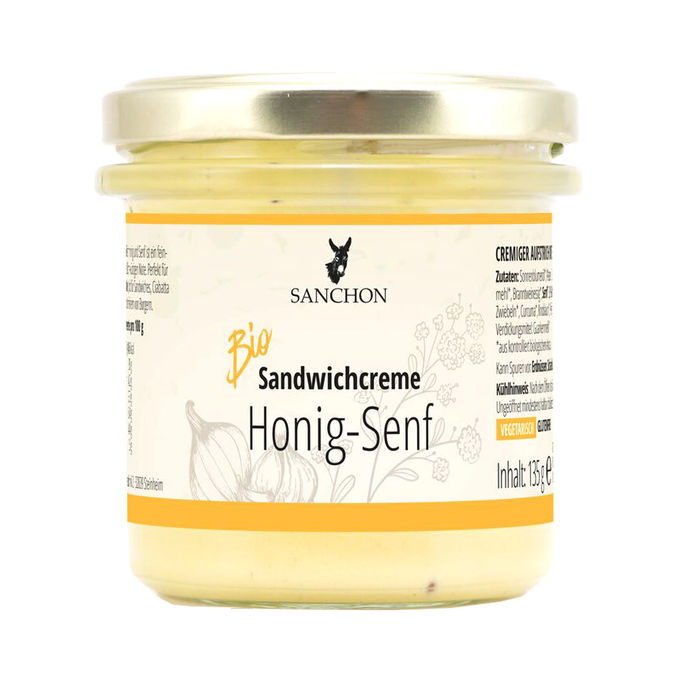Sanchon BIO Sandwichcreme Honig-Senf