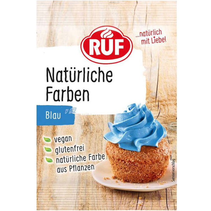 Ruf Natürliche Lebensmittelfarbe Blau