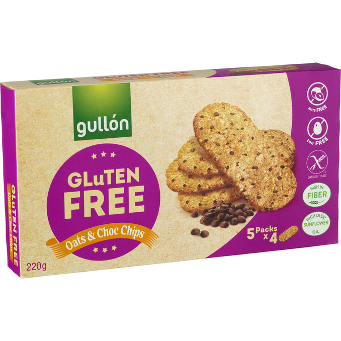 Gullón Oats & Choc Chips Glutenfria